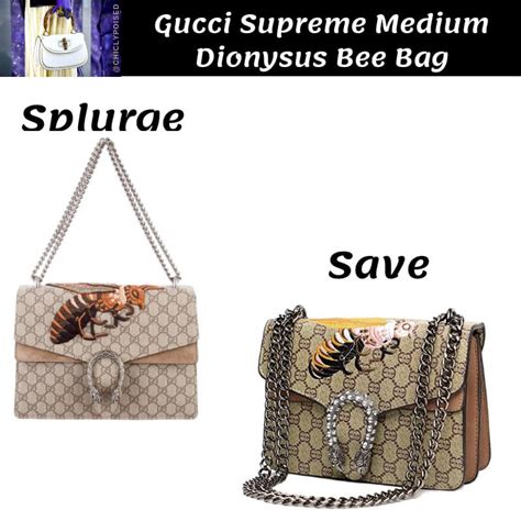 gucci bee bag dupe